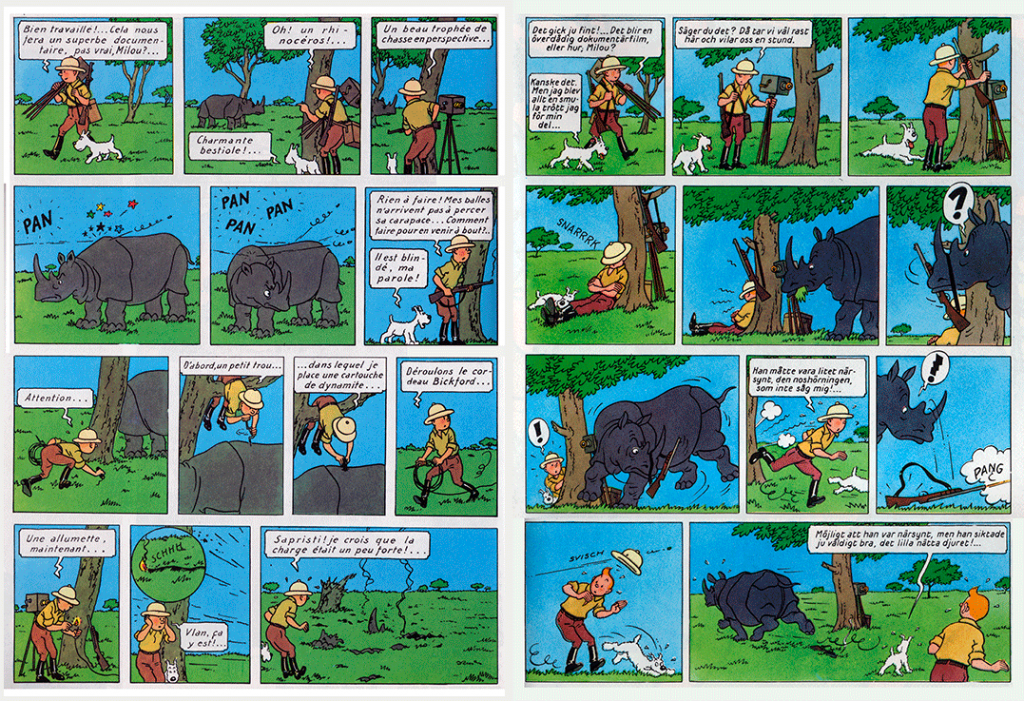 Tintin au Congo » : Aujourd'hui à Brazzaville, il est présent partout